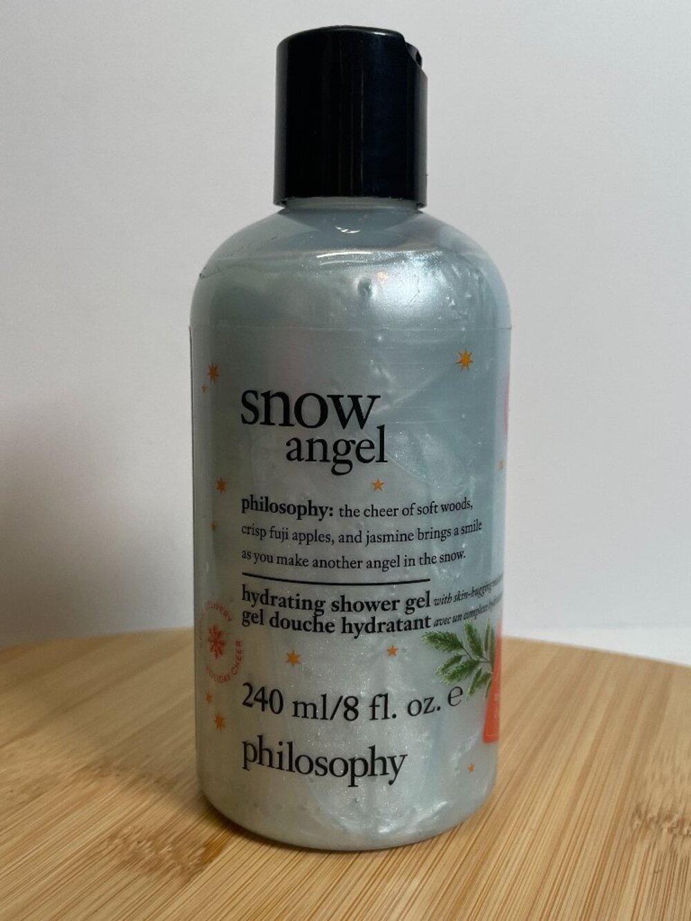 Philosophy Snow Angel Hydrating Shower Gel 8 oz Bubble Bath Shampoo